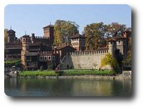 The medieval village of Turin